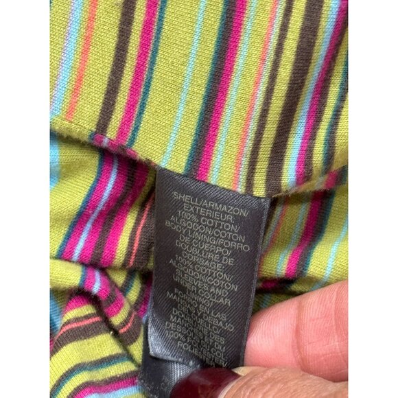 Liz Claiborne Womens XL Green Corduroy Toggle Coat Jacket Retro Duffle Style - Picture 12 of 14